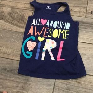 Cute girls size 8 printed top